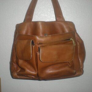 VINTAGE HOBO  Y2K   Purse  Handbag  Brown Leather